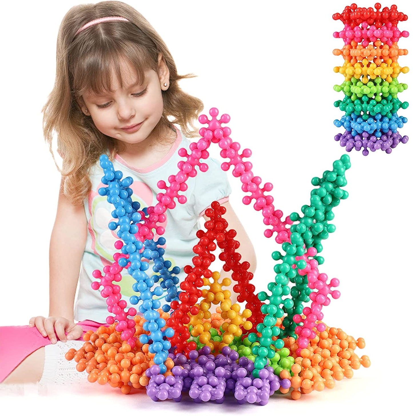 3D Building Blocks™ - Udvikling af kreativitet - Snowflake Building Blocks