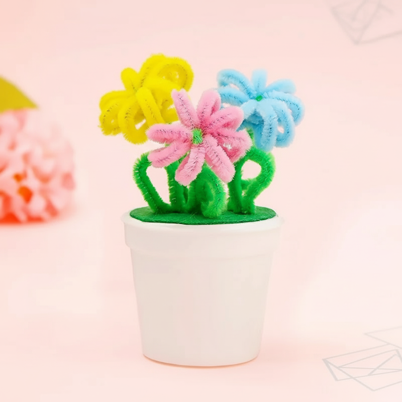 CraftBloom – Farverigt & kreativt – DIY blomsterpotte-håndværkssæt