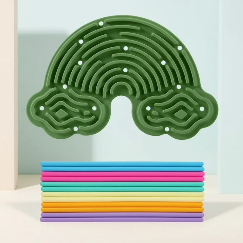 FidgetFrost – Legende & Blød – Silikone Busy Board