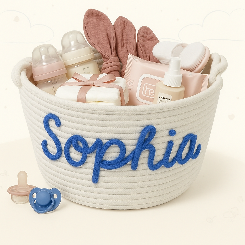 CuddleBasket – Sød & personlig – Personlig blekurv