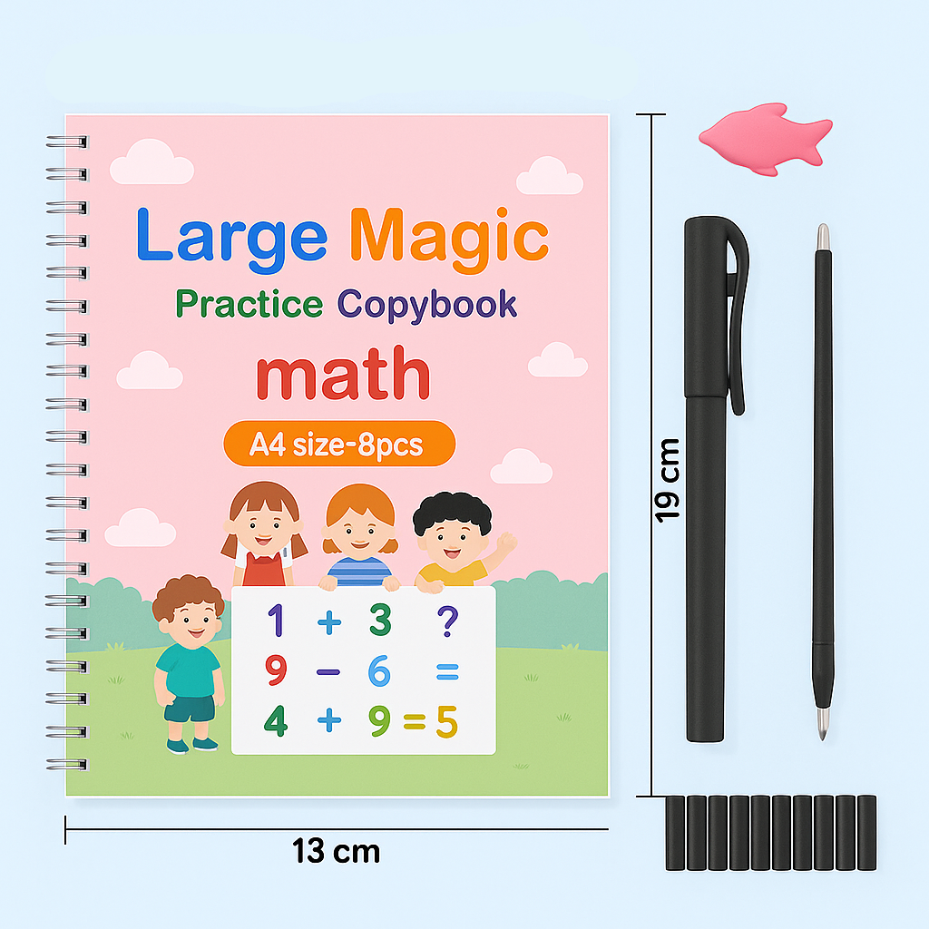 Calligraphy Book™ | Den første introduktion til at skrive - Skrivehæfte