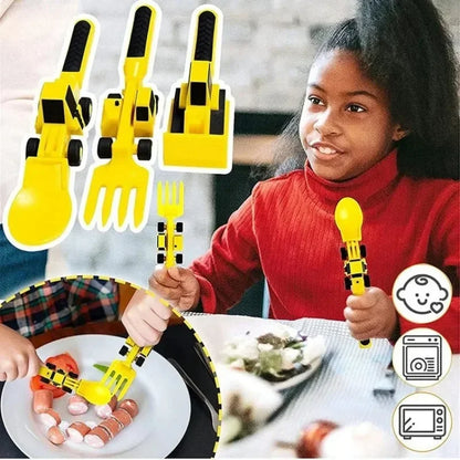 Construction Dinner Set™ - Kæmp aldrig ved bordet igen - kreativt bestiksæt