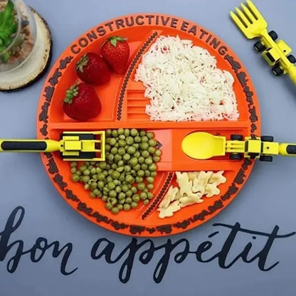 Construction Dinner Set™ - Kæmp aldrig ved bordet igen - kreativt bestiksæt