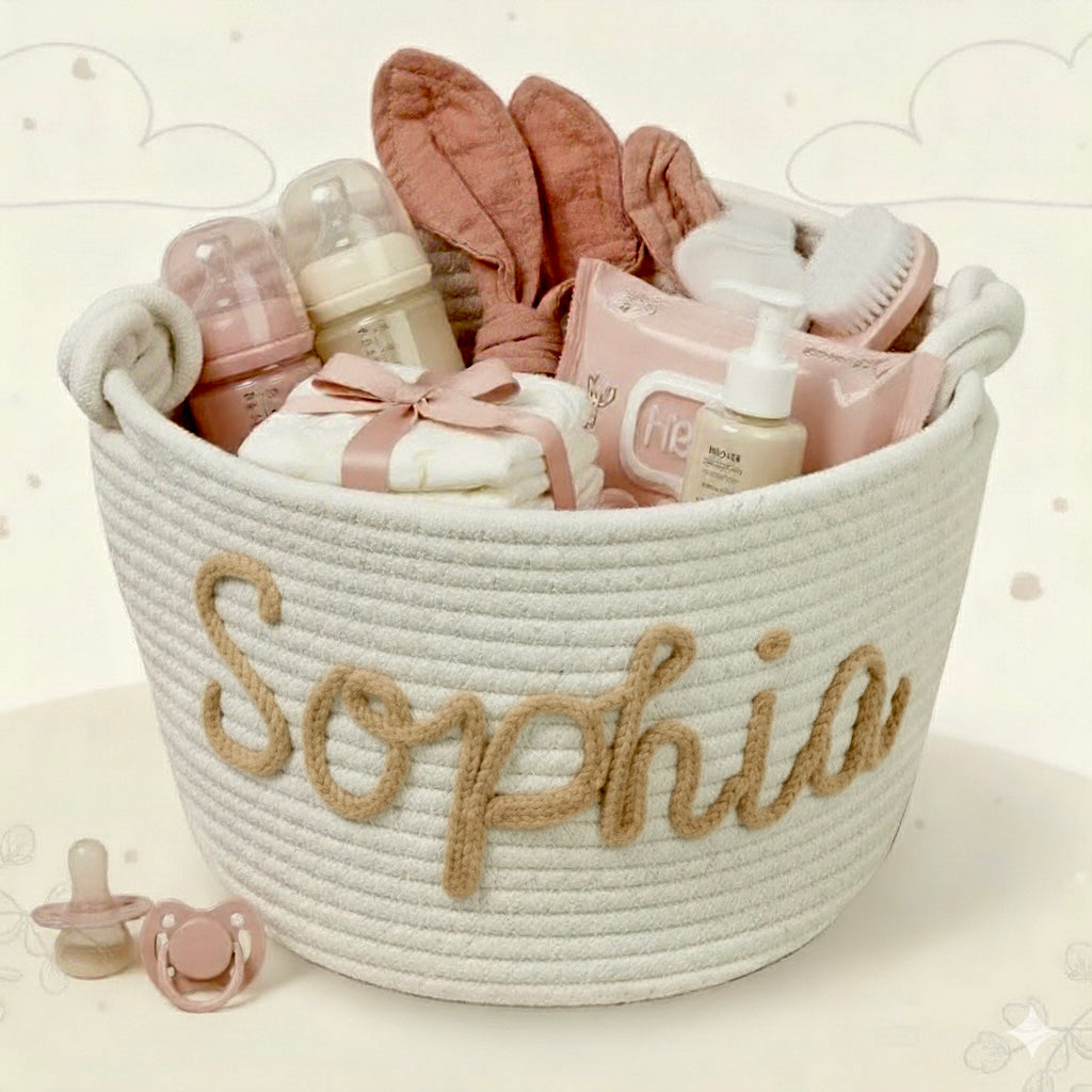 CuddleBasket – Sød & personlig – Personlig blekurv