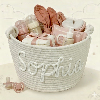 CuddleBasket – Sød & personlig – Personlig blekurv