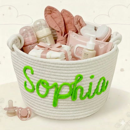 CuddleBasket – Sød & personlig – Personlig blekurv