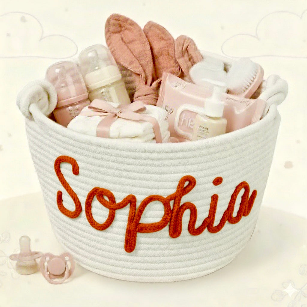 CuddleBasket – Sød & personlig – Personlig blekurv