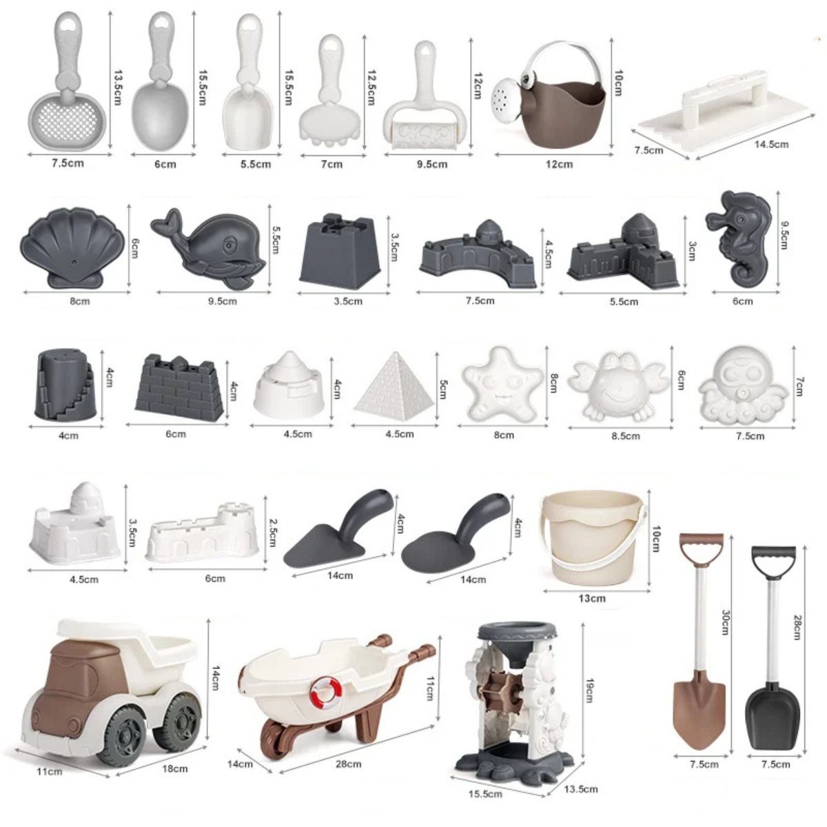 Beach Set™ - Fremme kreativitet og færdigheder - sjovt strandsæt til børn