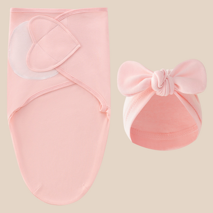 DreamNest – Rust & Comfort – Luksus indpakningsklud med hue