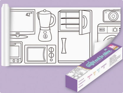 ColoringPaper™ - Slip kreativiteten løs! - XXL Farvelægningspapir