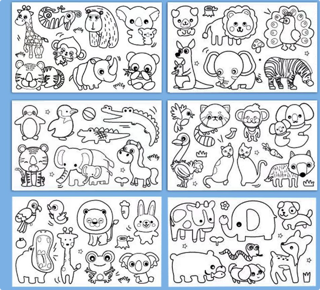 ColoringPaper™ - Slip kreativiteten løs! - XXL Farvelægningspapir