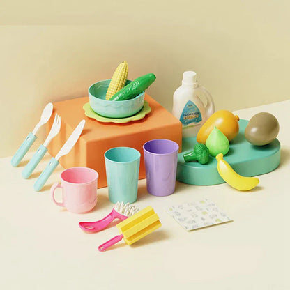 Children Kitchen – Sjov og læring i vand – 2-i-1 legevaske