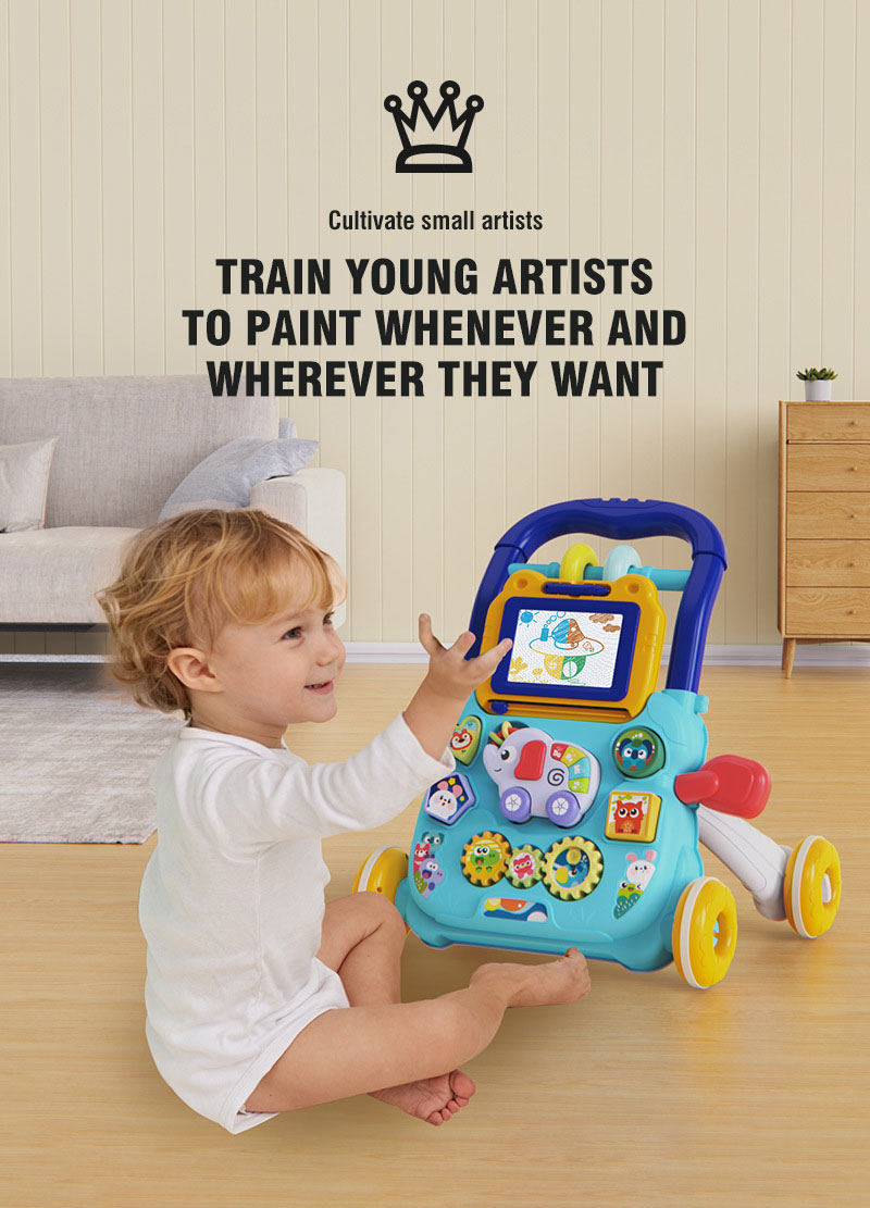 BabyWalker – Lære & lege – Løbegang med aktivitetsbræt