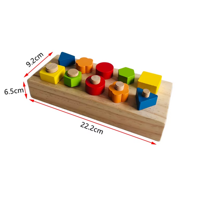 Bolt Board™ – Passende puslespil - finmotorisk legetøj