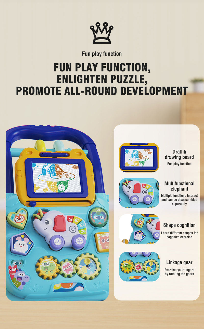 BabyWalker – Lære & lege – Løbegang med aktivitetsbræt