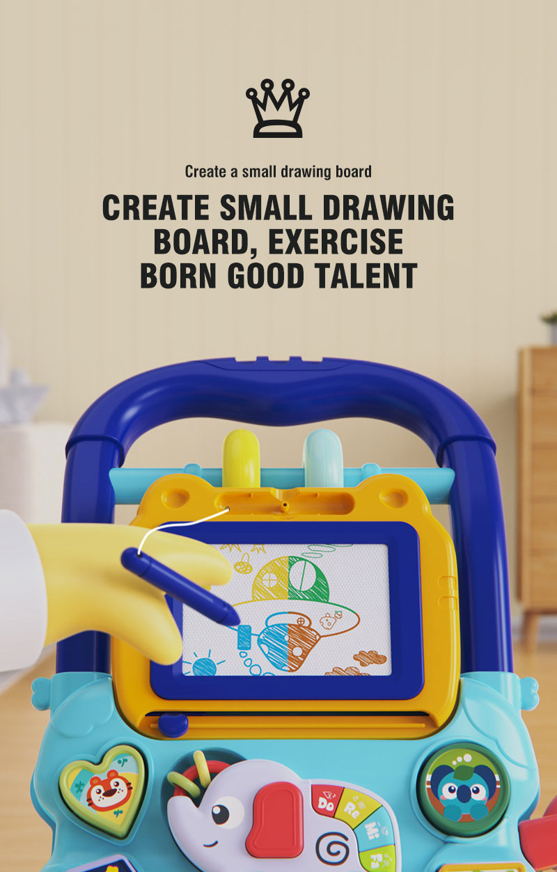 BabyWalker – Lære & lege – Løbegang med aktivitetsbræt