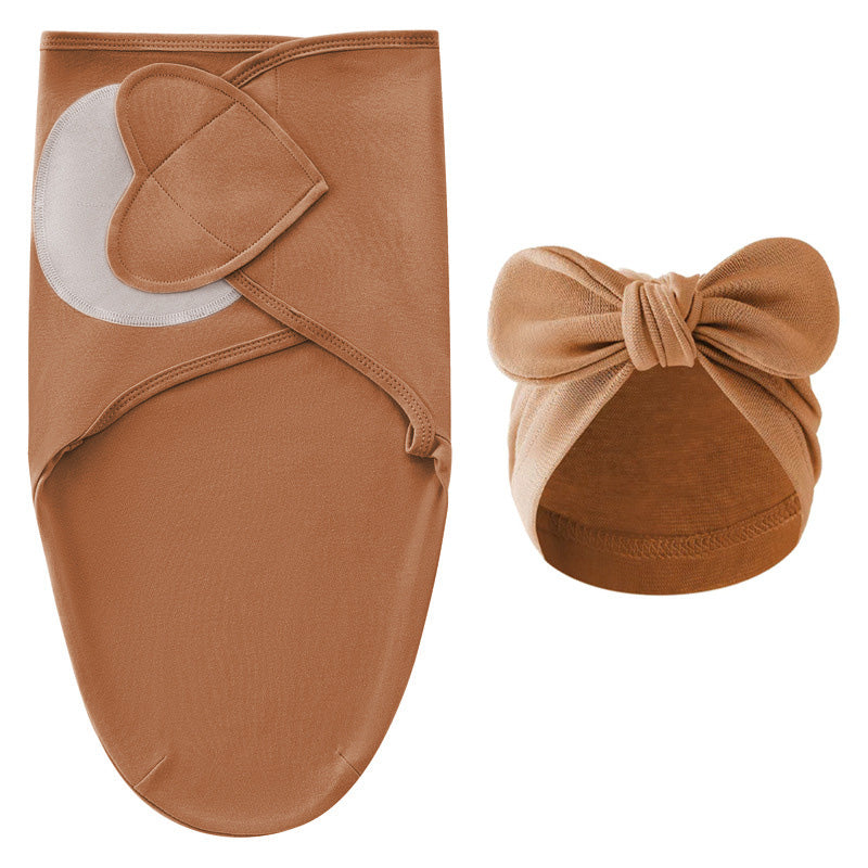 DreamNest – Rust & Comfort – Luksus indpakningsklud med hue