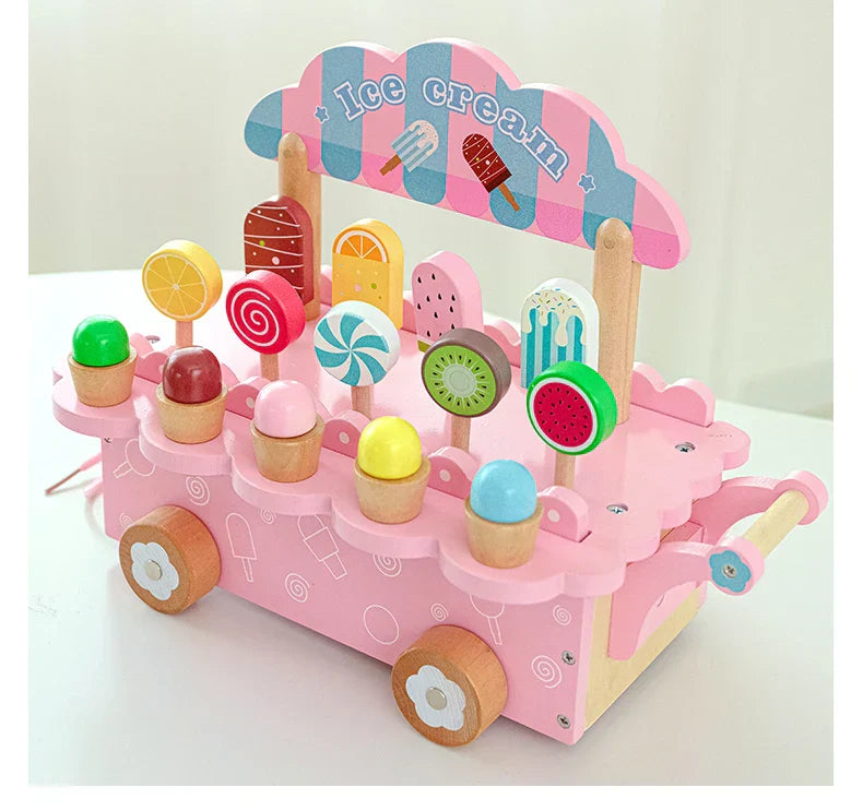 Wooden Gelato™ – Iskold fantasi – Rollespil med isbil