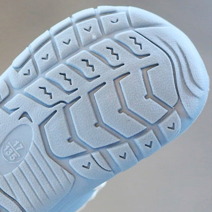 TinySteps Kids - Naturligt & sikkert - Barefoot babysko Blå