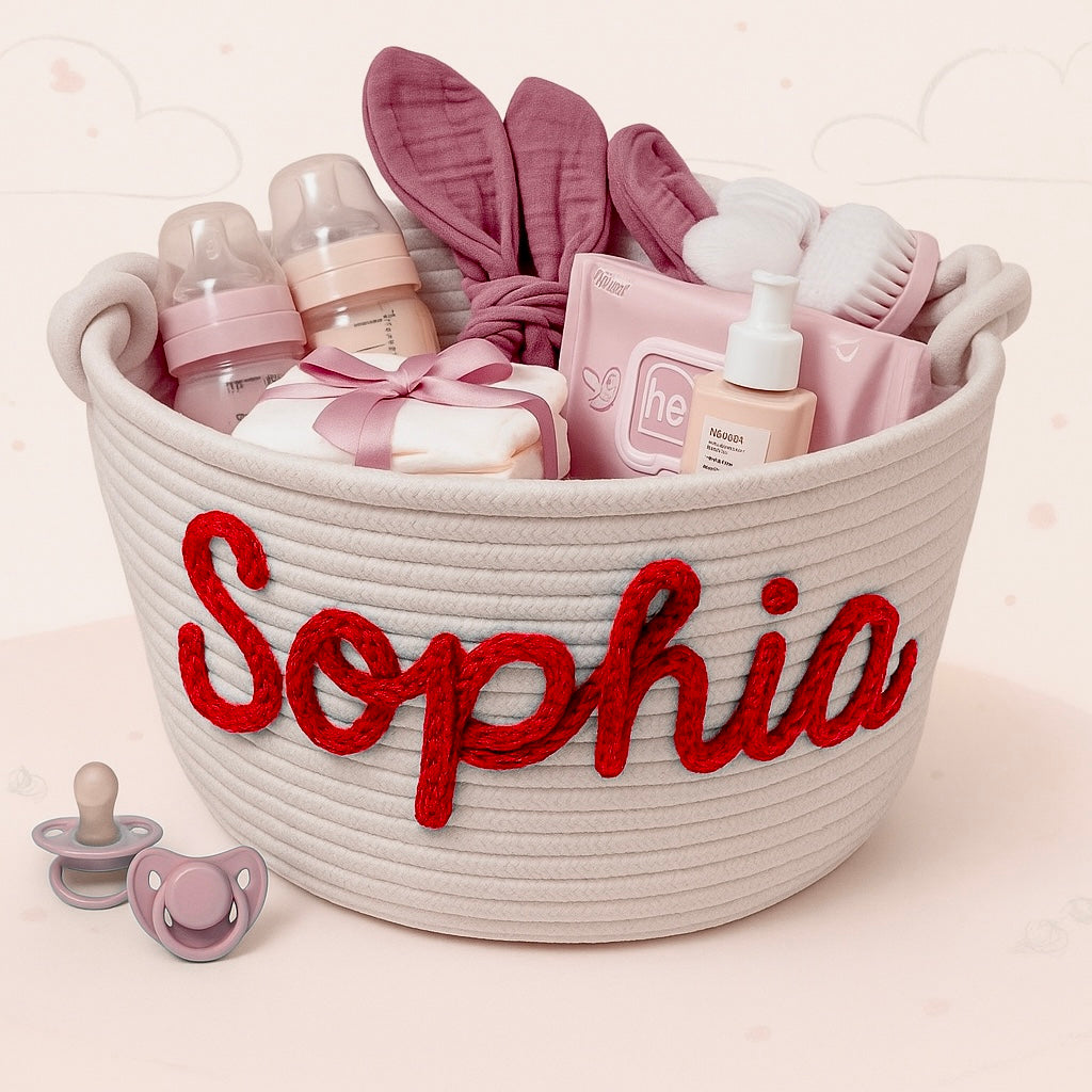 CuddleBasket – Sød & personlig – Personlig blekurv