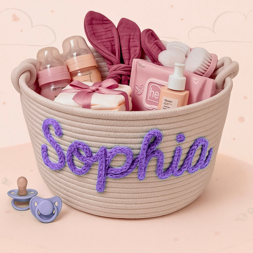 CuddleBasket – Sød & personlig – Personlig blekurv