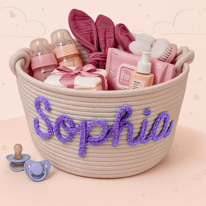 CuddleBasket – Sød & personlig – Personlig blekurv