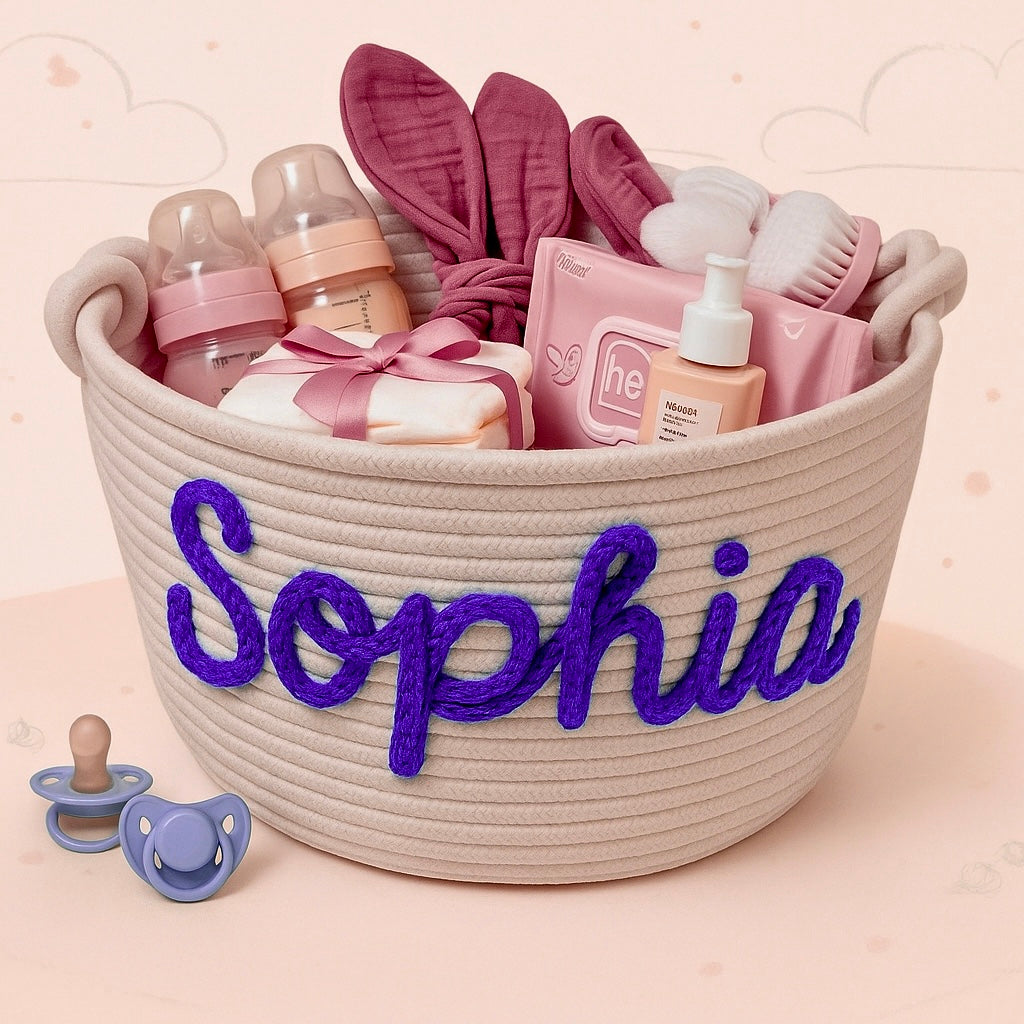 CuddleBasket – Sød & personlig – Personlig blekurv