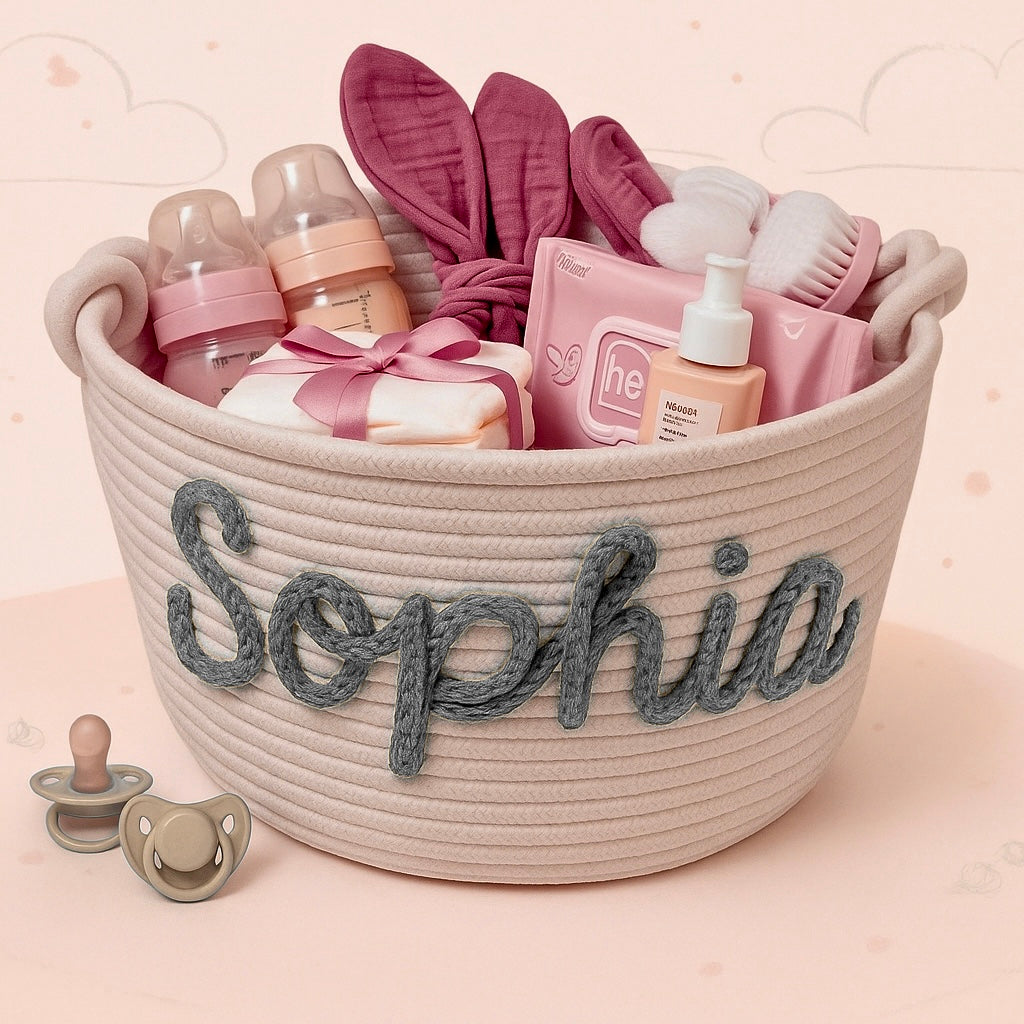 CuddleBasket – Sød & personlig – Personlig blekurv