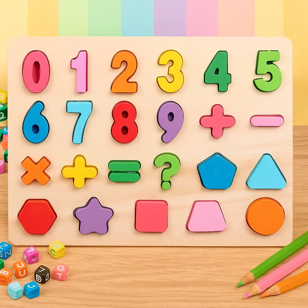 AlphaBlocks – Træ & Pædagogisk – 3D-bogstavpuslespil