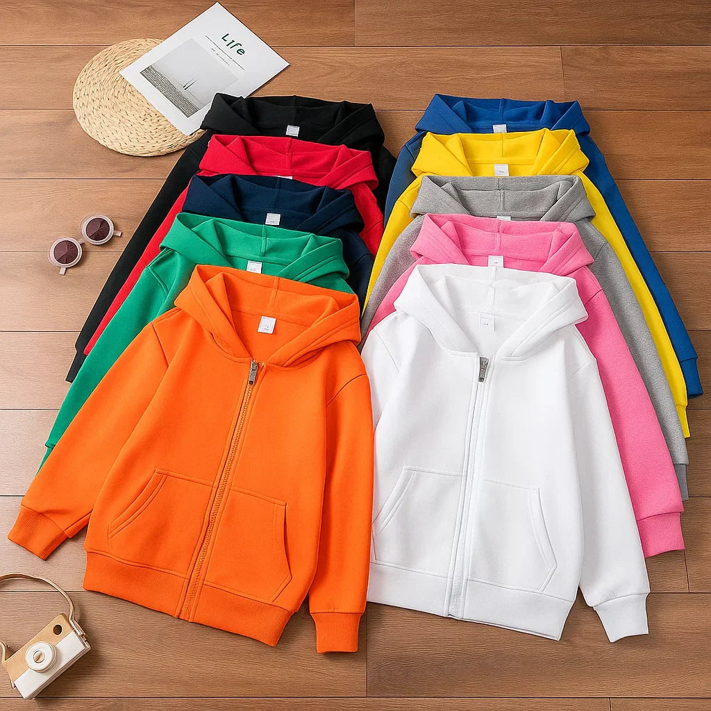 CoolKids – Cool & varm – Hættetrøje med lynlås