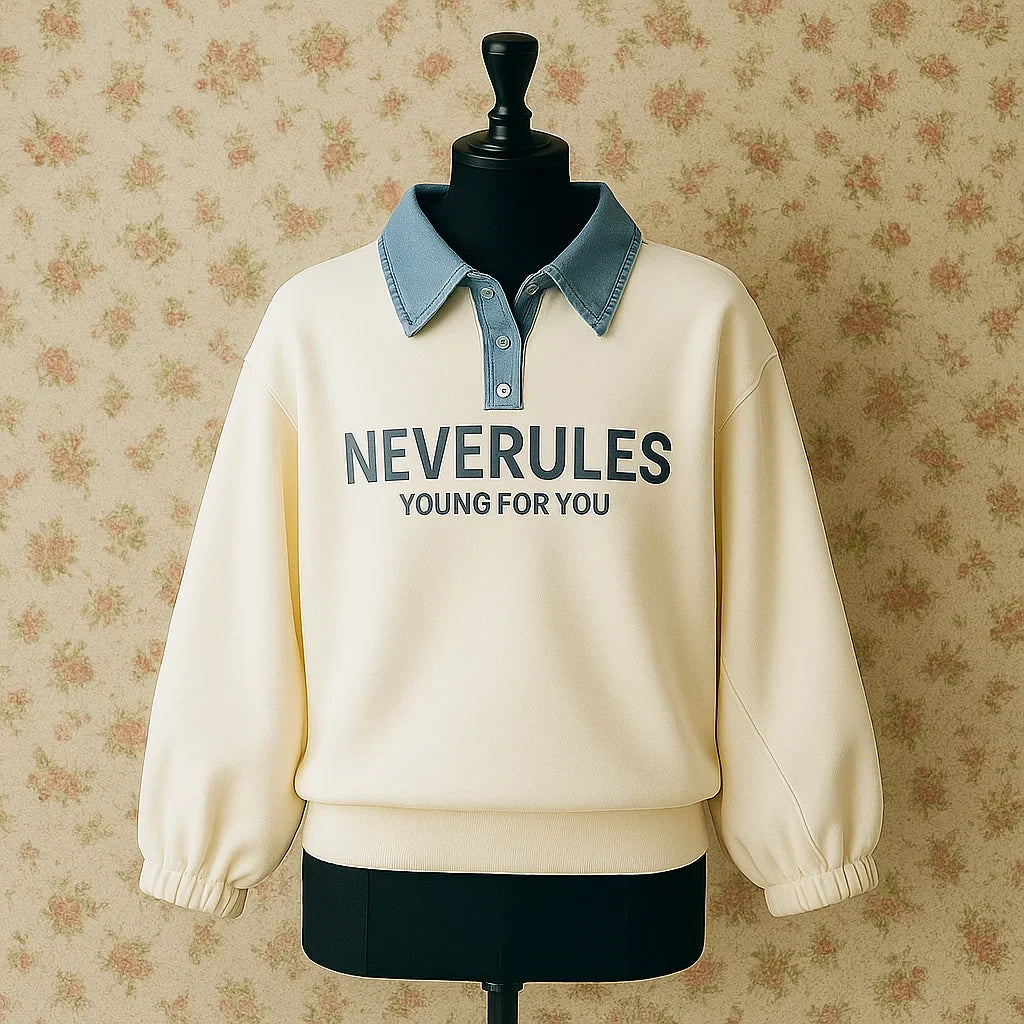 FashionKids – Stilfuld og legende – Poloshirt med denimkrave