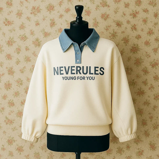 FashionKids – Stilfuld og legende – Poloshirt med denimkrave