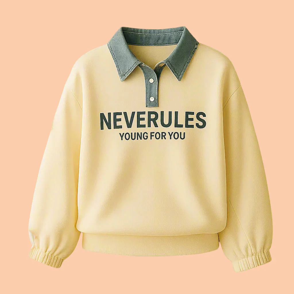 FashionKids – Stilfuld og legende – Poloshirt med denimkrave