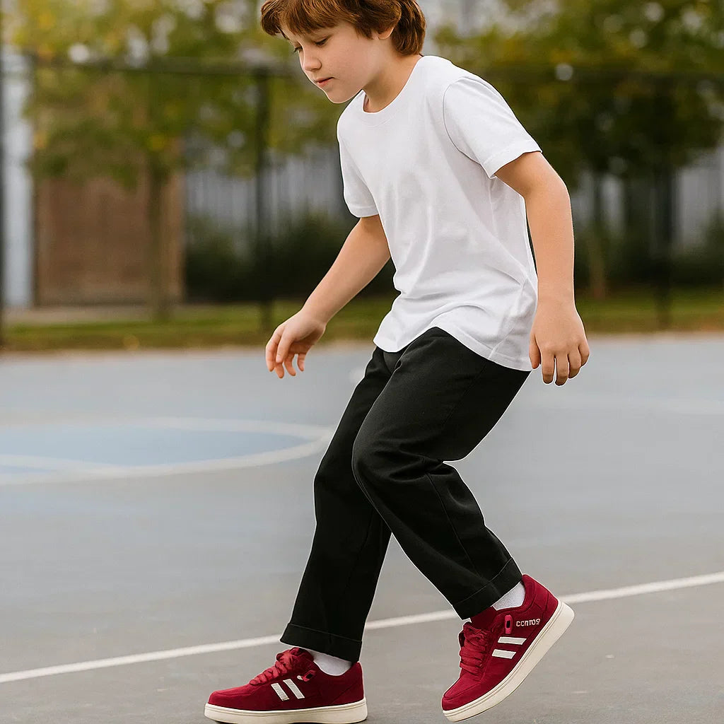 UrbanStep – Trendy og komfortabel – Bordeauxrød sneaker