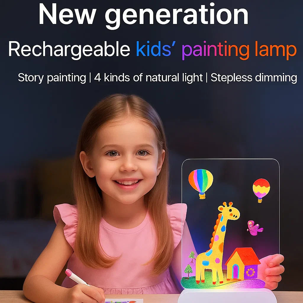 DrawingLight - Oplyste fantasier - Tegnebræt med LED