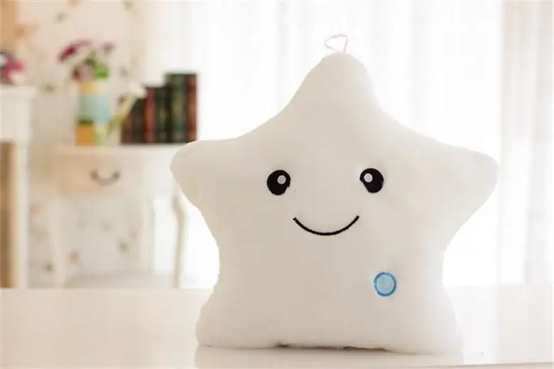 Glow Star Pillow™ – Stjernesjov i sengen - lysende nusseklud