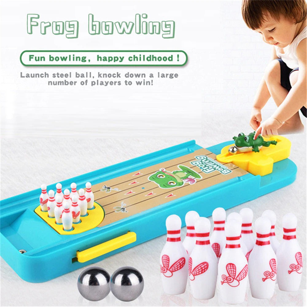 Frog Bowling™ - Fremmer motorikken - Mini bowlingbane
