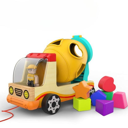 NordTræ™l Sorteringslegetøj - Lastbil Mixer