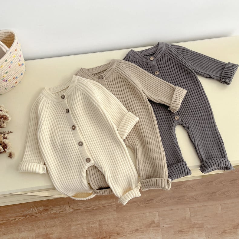 CozyCotton – Komfortabel og stilfuld - Strikket Romper