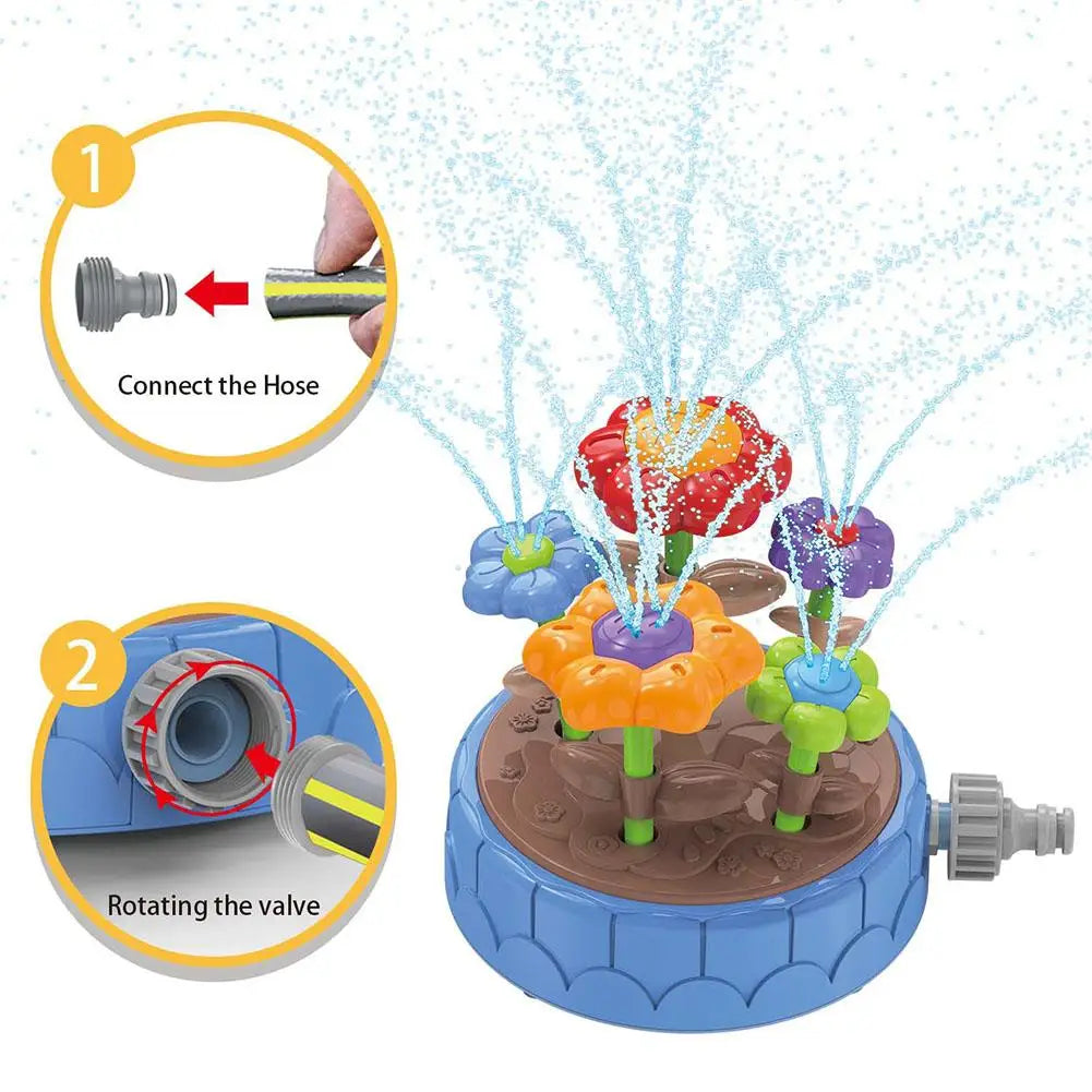 Aqua Bloom - Drej & Sprøjt - Vandlegetøj Blomster Sprøjte