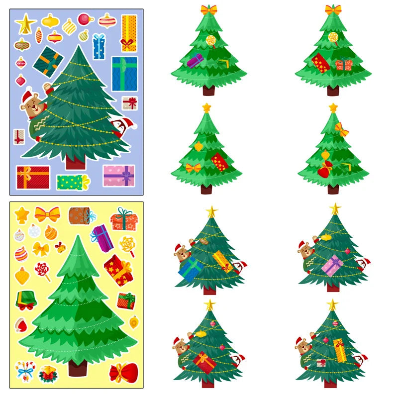 Xmas Tree Stickers™ - Byg dit eget julemirakel - DIY Klistermærker