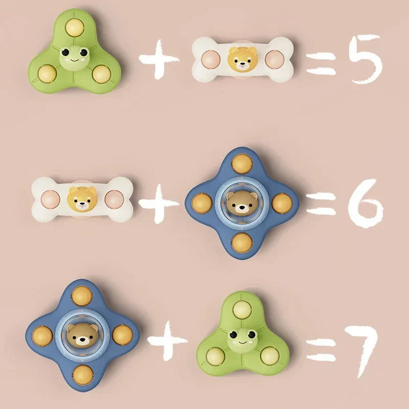 Bath Spinner Toys™ - Læring og sjov - Fidget babybadelegetøj