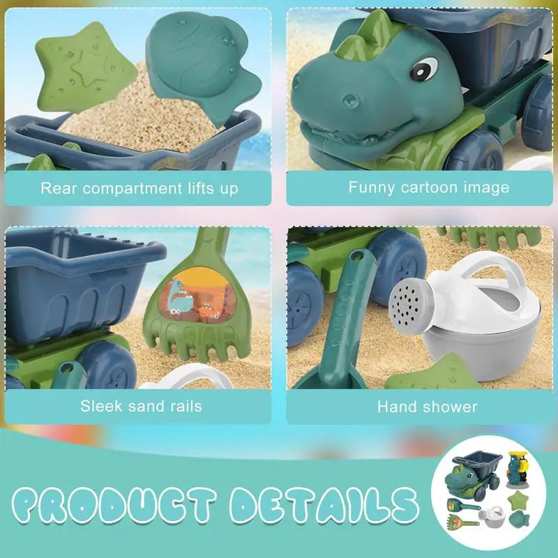 Beach Dino Set™ – Byg dit slot – Dinotruck-stranden