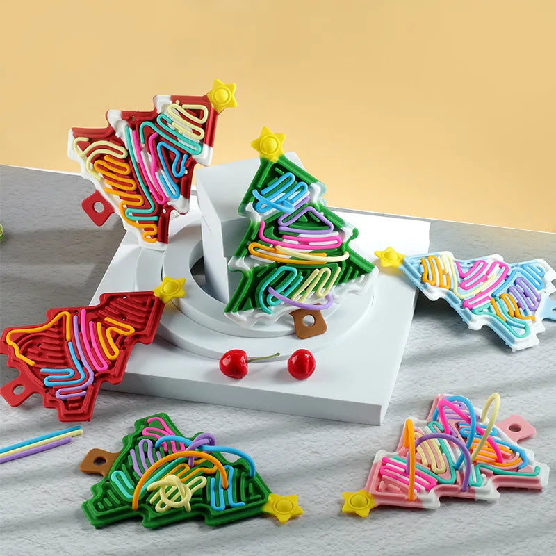 Xmas Tree Fidget Toy™ - Kompakt, julet og sjovt - Fidget-juletræ i silikone