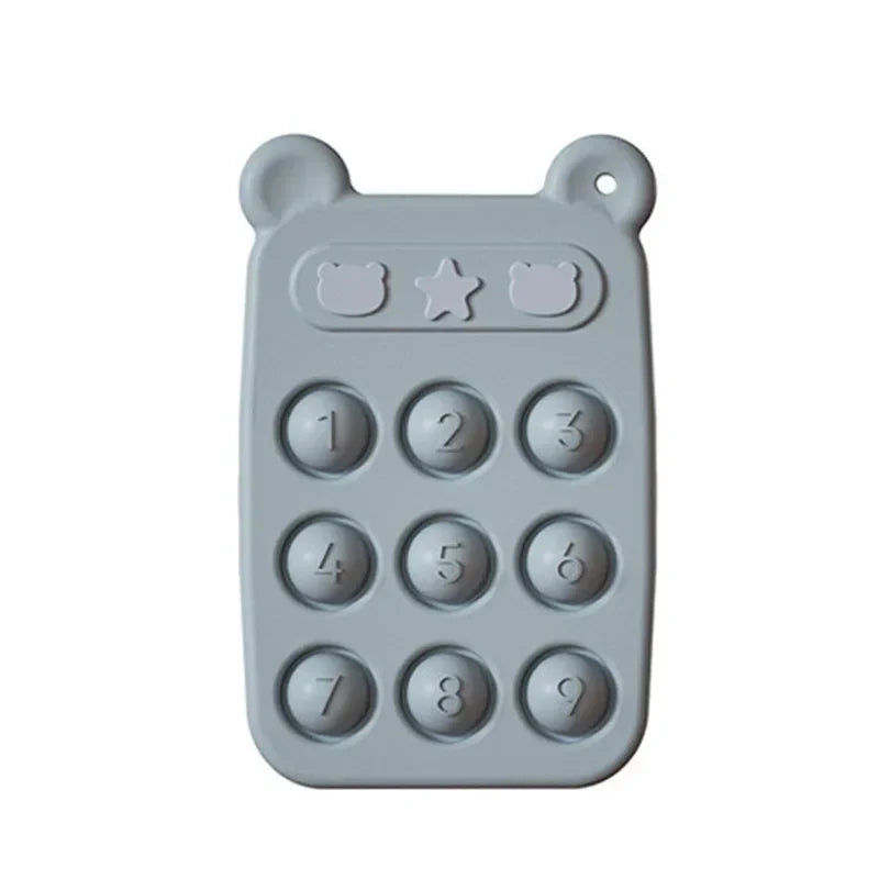 Fidget Toy™ - Bidering og fidget-legetøj i 1 - Fidget-telefon i silikone