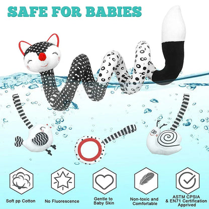 Baby Spiral Toy™ - Legetøj til autostol og barnevogn