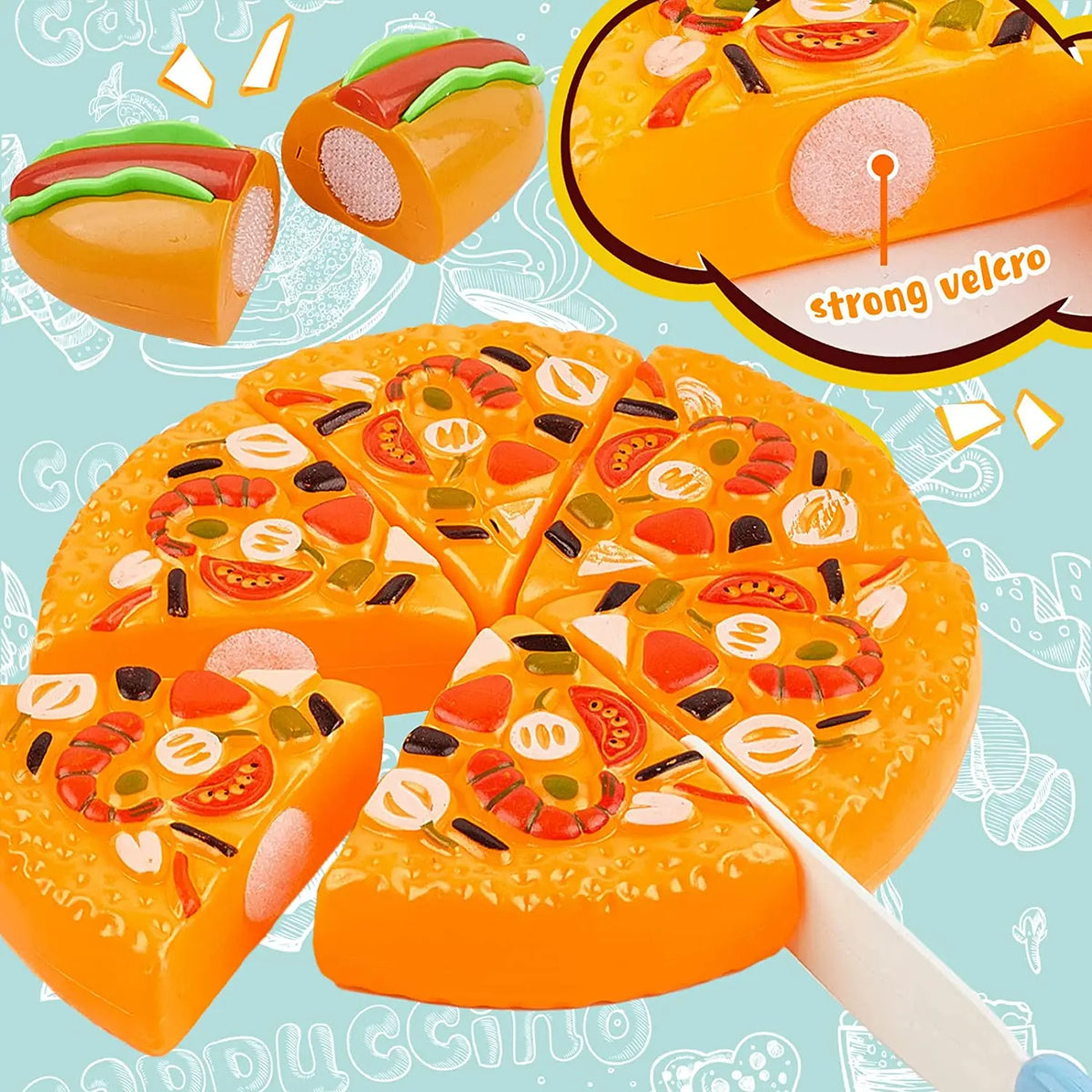 Veggie & Fruit Toys™ - Sjovt og lærerigt - Vegetabilsk frugtlegetøj