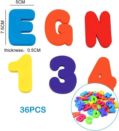 Bath Letters & Numbers™ - Lærerigt og sjovt - farverige badebogstaver