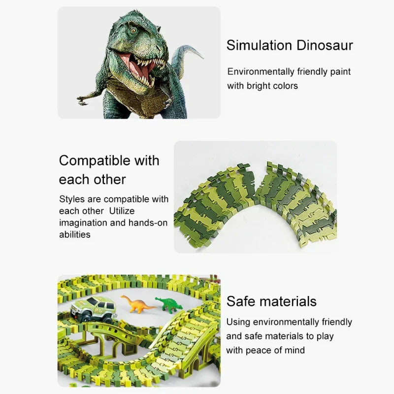 DinoRail™ - Dino Race Eventyr- Racerbane