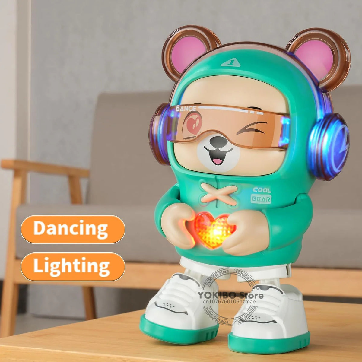 Dancing Bear Robot™ - Udvikler motoriske færdigheder - Dansende Robothund
